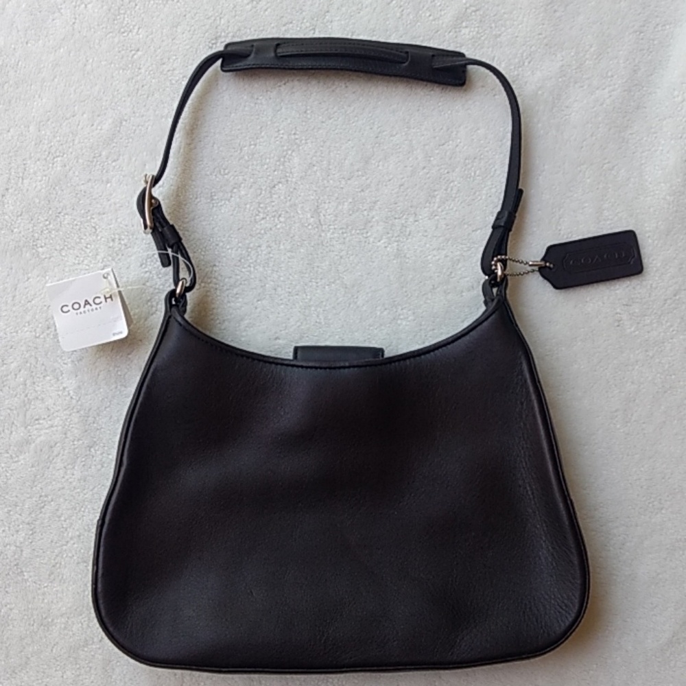 Black Coach Small Hobo Shoulder Bag